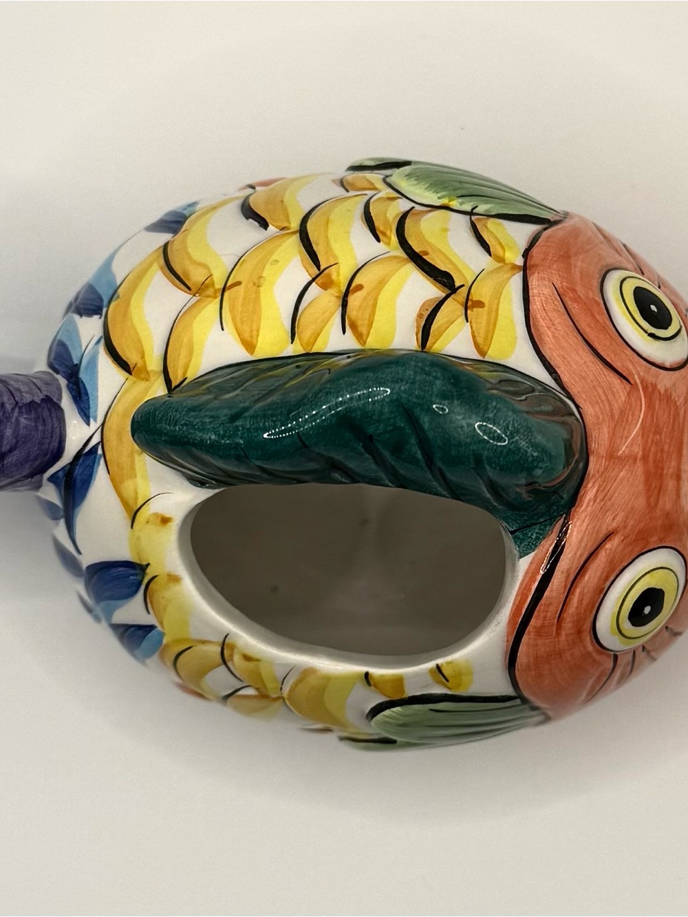 Colorful Ceramic Fish Creamer - Multicolor - Picture 2 of 3